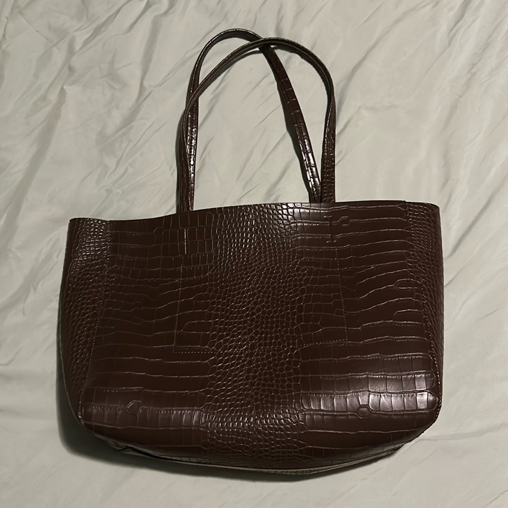 Old Navy Vegan Crocodile Tote